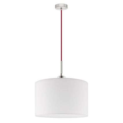 Eglo - LED-kattokruunu johdossa TUNJA 1xE27/60W/230V valkoinen