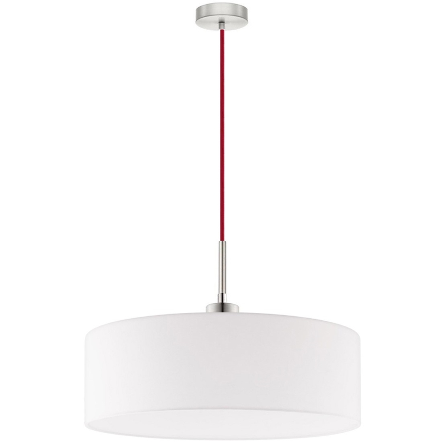 Eglo - LED-kattokruunu johdossa TUNJA 1xE27/60W/230V valkoinen