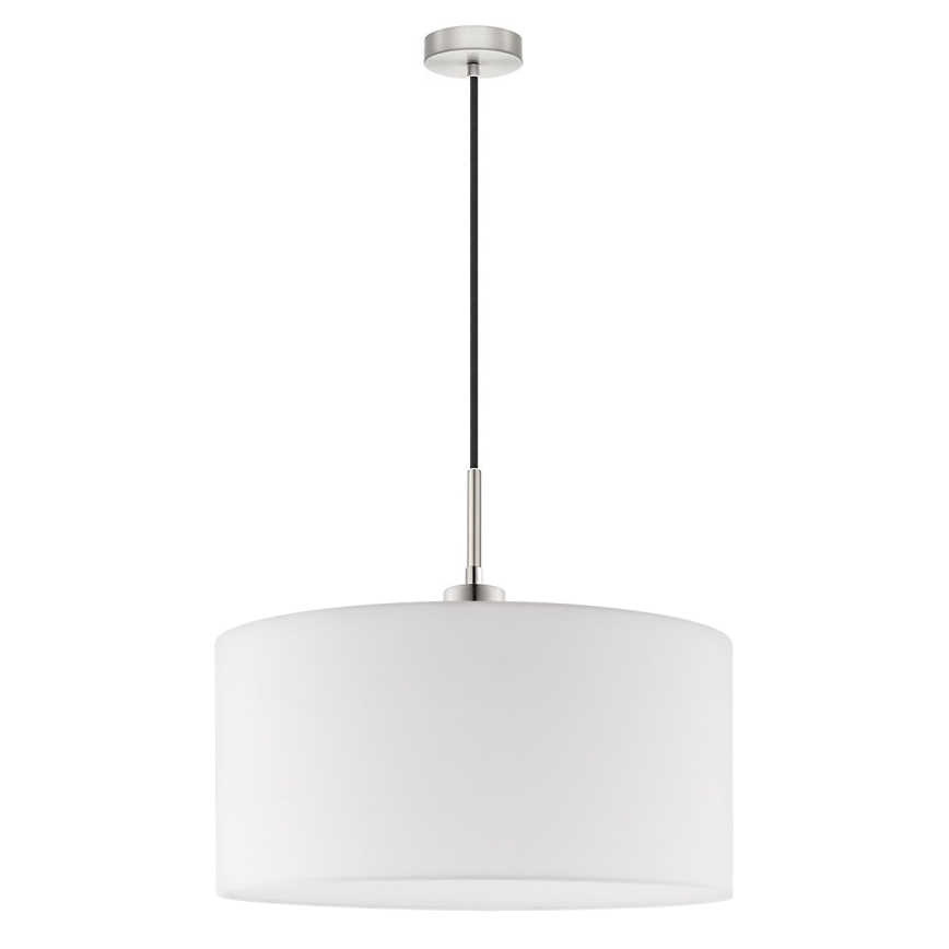 Eglo - LED-kattokruunu johdossa TUNJA 1xE27/60W/230V valkoinen