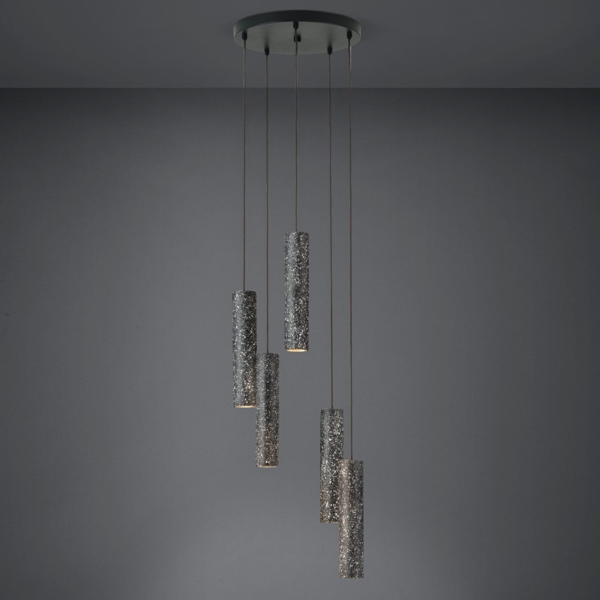 Eglo - LED-kattokruunu narussa 5xGU10 / 4,5W / 230V