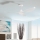 Eglo - LED Kattotuuletin LED/15W/230V + kauko-ohjaus
