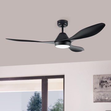 Eglo - LED Kattotuuletin LED/18W/230V + kauko-ohjaus