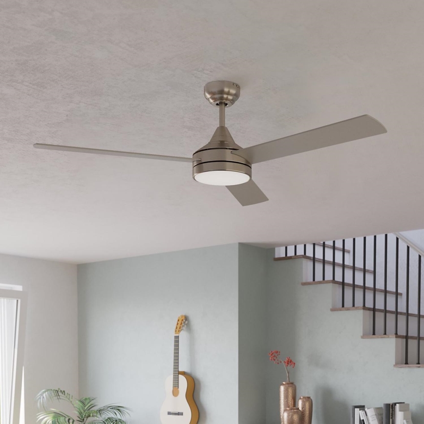 Eglo - LED Kattotuuletin LED/20W/230V + kaukosäädin