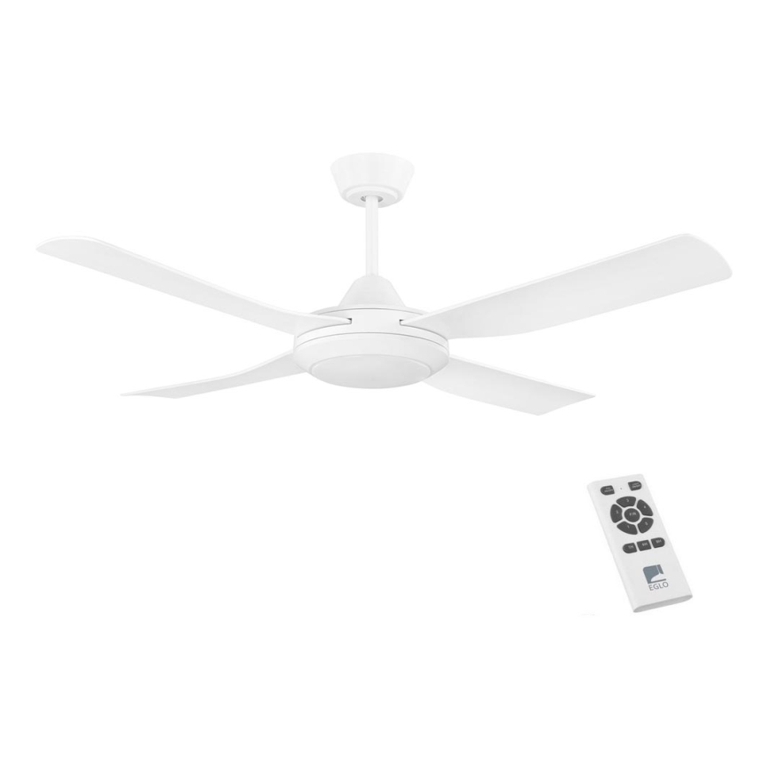 Eglo - LED Kattotuuletin LED/20W/230V valkoinen + kauko-ohjaus
