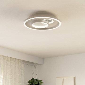 Eglo - LED-kattovalaisin 1xLED/14W/230V + 1xLED/8,5W halkaisija 38 cm valkoinen
