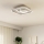 Eglo - LED-kattovalaisin 1xLED/16,2W/230V + 1xLED/9,2W 38x38 cm valkoinen