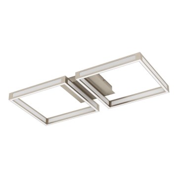Eglo - LED-kattovalaisin 2xLED/11,2W/230V mattakromi