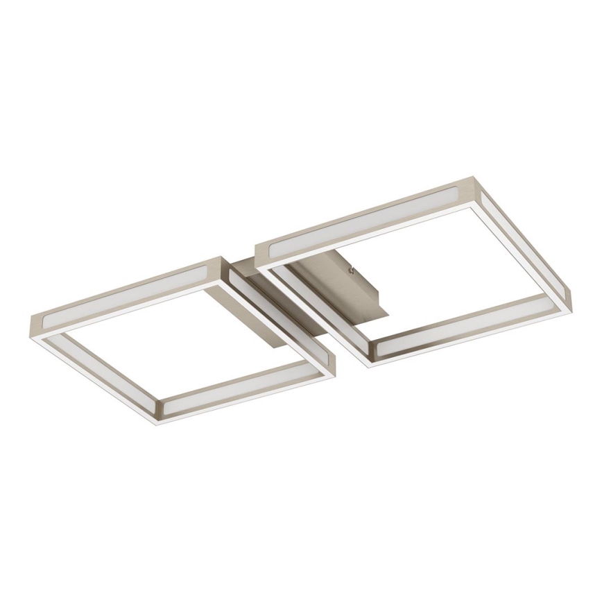Eglo - LED-kattovalaisin 2xLED/11,2W/230V mattakromi