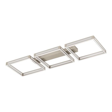 Eglo - LED-kattovalaisin 3xLED/11,2W/230V mattakromi