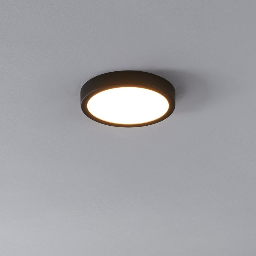 Eglo - LED-kattovalaisin anturilla LED/17W/230V 3000K musta