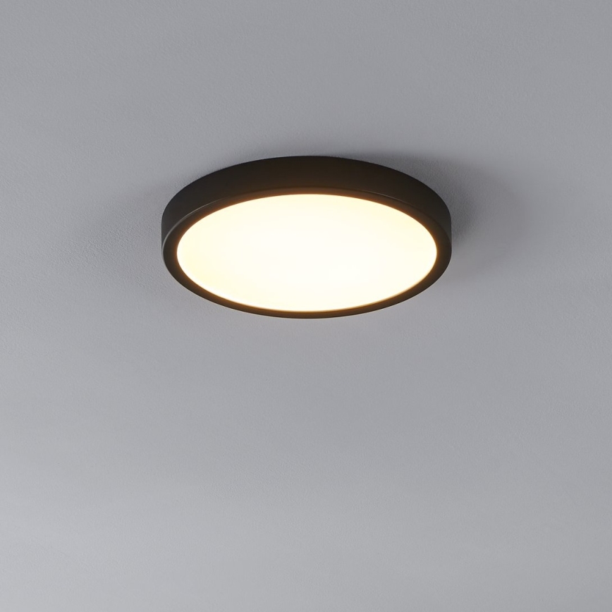 Eglo - LED-kattovalaisin anturilla LED/20,5W/230V 3000K musta