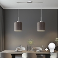 Eglo - LED Kattovalaisin köydellä TUNJA 2xE27/60W/230V ruskea