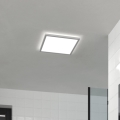 Eglo - LED-kattovalaisin kylpyhuoneeseen LED/17,6W/230V 2700K/4000K/6500K 39x39 cm IP44 valkoinen