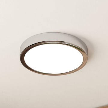Eglo - LED-kattovalaisin kylpyhuoneeseen LED/17W/230V IP44 kiiltävä kromi
