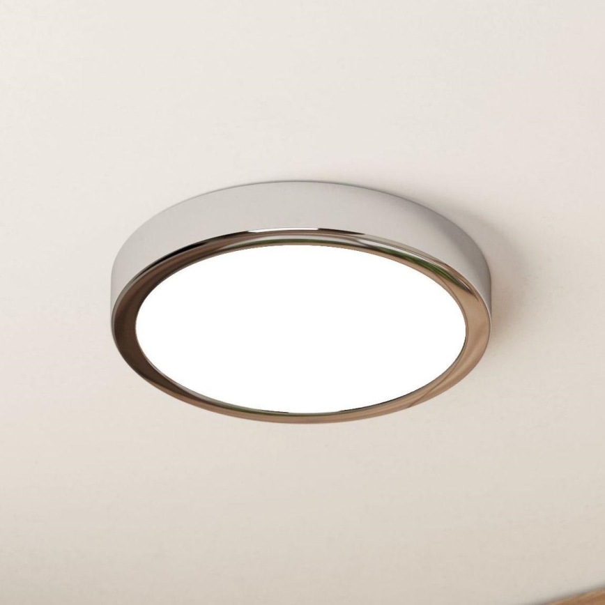 Eglo - LED-kattovalaisin kylpyhuoneeseen LED/17W/230V IP44 kiiltävä kromi