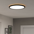 Eglo - LED-kattovalaisin kylpyhuoneeseen LED/18,5W/230V 2700K/4000K/6500K halkaisija 38,9 cm IP44 musta