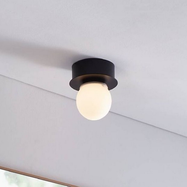 Eglo - LED-kattovalaisin kylpyhuoneeseen LED/3,3W/230V IP44 musta