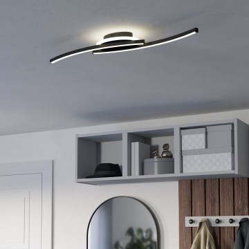 Eglo - LED-kattovalaisin LED/12W/230V 4000K musta