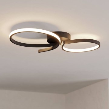Eglo - LED-kattovalaisin LED/21W/230V 3000K musta