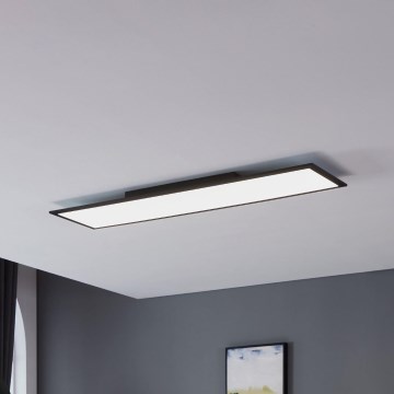 Eglo - LED-kattovalaisin LED/33W/230V 120x30 cm musta