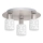Eglo - LED-kattovalaisin MY CHOICE 3xE14/4W/230V mattakromi/valkoinen