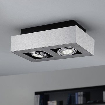 Eglo - LED-kohdevalaisin 2xGU10-LED/5W/230V