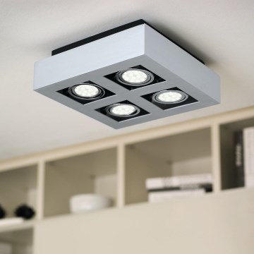 Eglo - LED-kohdevalaisin 4xGU10-LED/5W/230V