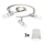 Eglo - LED-kohdevalaisin MY CHOICE 3xE14/4W/230V  mattakromi/kerma
