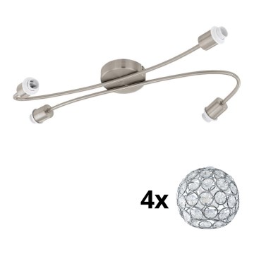 Eglo - LED-kohdevalaisin MY CHOICE 4xE14/4W/230V mattakromi