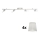 Eglo - LED-kohdevalaisin MY CHOICE 4xE14/4W/230V mattakromi/kerma