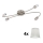 Eglo - LED-kohdevalaisin MY CHOICE 4xE14/4W/230V mattakromi/kerma