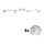 Eglo - LED-kohdevalaisin MY CHOICE 4xE14/4W/230V  mattakromi/valkoinen/musta