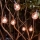 Eglo - LED Koristeketju ulkokäyttöön 16xLED/0,064W/24V IP44 musta