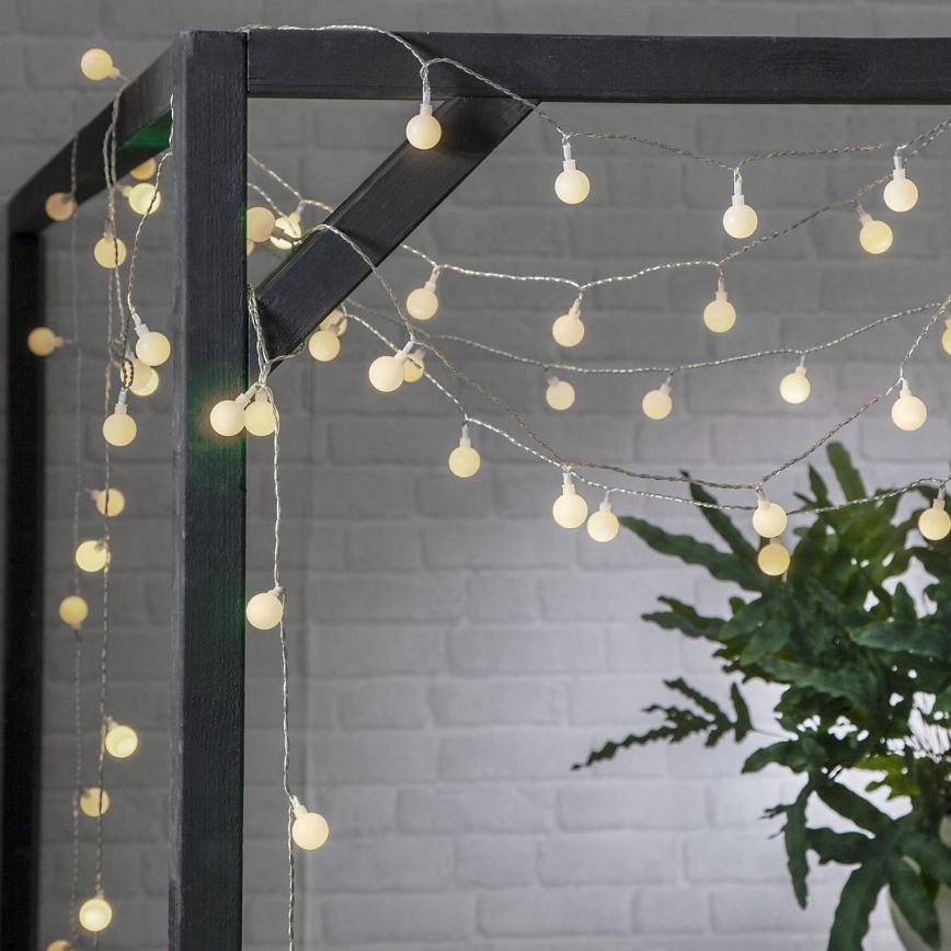 Eglo - LED-koristeketju ulkokäyttöön LIBISA 50xLED/0,066W/4,5V IP44