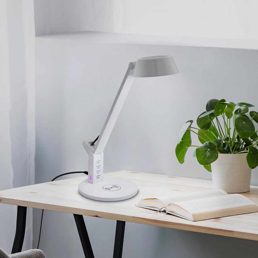Eglo - LED Kosketus himmennettävä pöytävalaisin  LED/4,8W/230V valkoinen