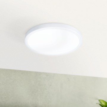 Eglo - LED Kylpyhuoneen kattovalo LED/20,5W/230V IP44 valkoinen