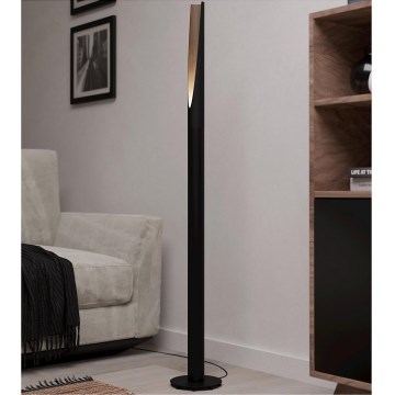 Eglo - LED-lattiavalaisin 1xGU10/4,5W/230V musta/ruskea