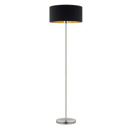 Eglo - LED-lattiavalaisin TUNJA 1xE27/60W/230V mattakromi/musta