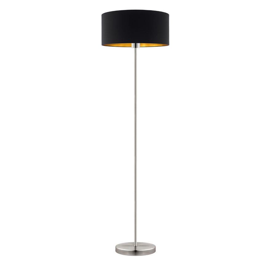 Eglo - LED-lattiavalaisin TUNJA 1xE27/60W/230V mattakromi/musta