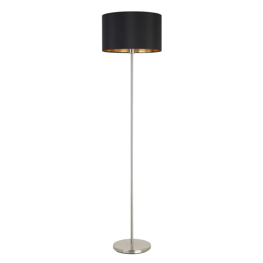 Eglo - LED-lattiavalaisin TUNJA 1xE27/60W/230V mattakromi/musta