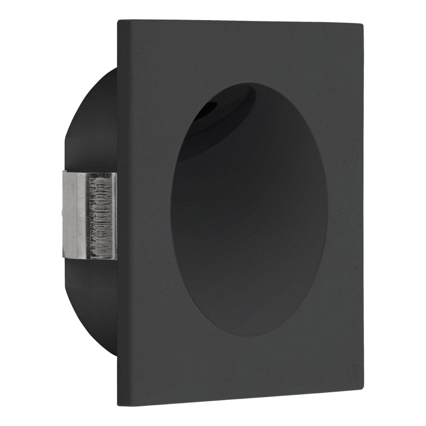 Eglo - LED-portaikkovalo LED/2W/230V 3000K musta