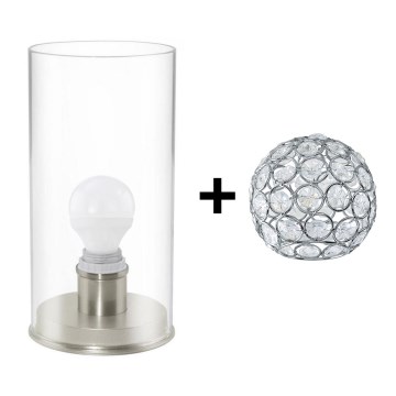 Eglo - LED-pöytävalaisin MY CHOICE 1xE14/4W/230V mattakromi