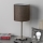 Eglo - LED-pöytävalaisin TUNJA 1xE27/60W/230V 26,5 cm mattakromi/ruskea