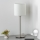Eglo - LED  Pöytävalaisin TUNJA 1xE27/60W/230V 38,5 cm mattakromi/valkoinen
