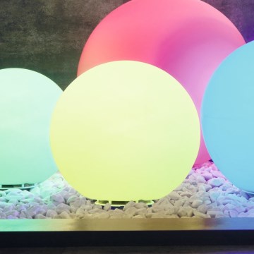 Eglo - LED RGB Himmennettävä ulkolamppu 1xE27/9W/230V 2700-6500K IP65 ø390