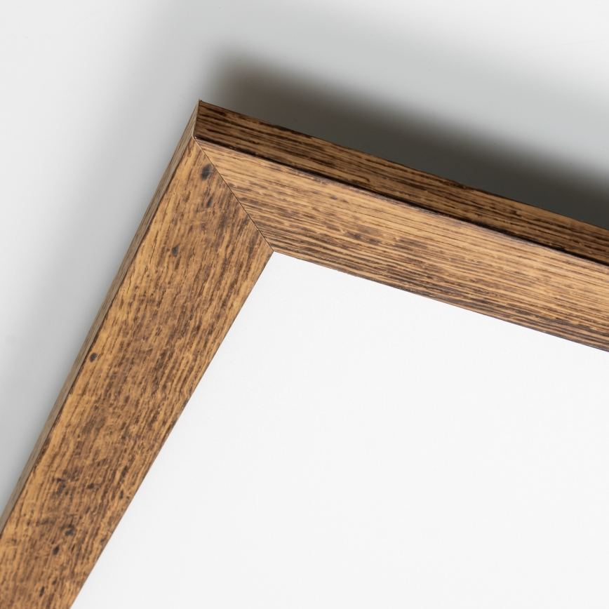 Eglo - LED RGB Himmennetty kiinteä paneeli SALOBRENA-C WOOD LED/24W/230V 2700-6500K 49,5x49,5 cm ruskea + kauko-ohjaus