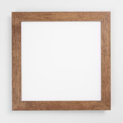 Eglo - LED RGB Himmennetty kiinteä paneeli SALOBRENA-C WOOD LED/24W/230V 2700-6500K 49,5x49,5 cm tummanruskea + kauko-ohjaus