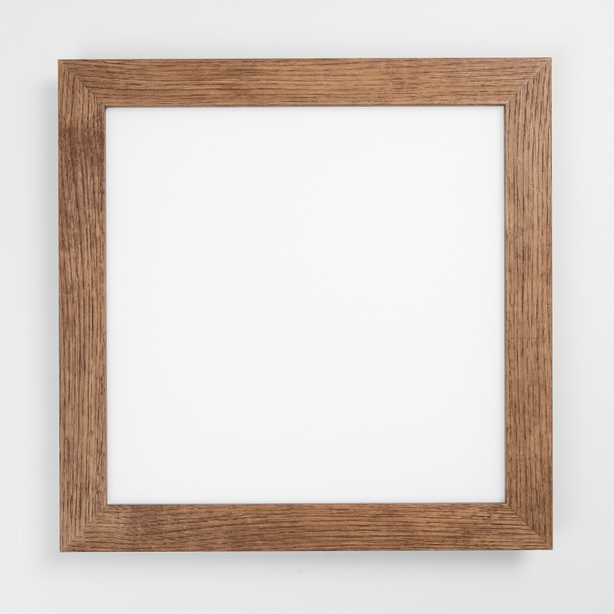 Eglo - LED RGB Himmennetty kiinteä paneeli SALOBRENA-C WOOD LED/24W/230V 2700-6500K 49,5x49,5 cm tummanruskea + kauko-ohjaus