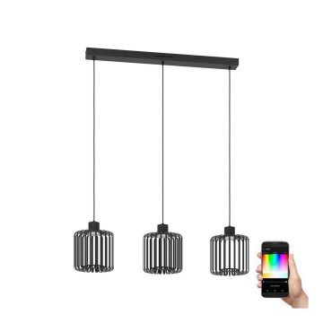 Eglo - LED RGBW Himmennettävä kattokruunu johdossa 3xLED/3,7W/230V 2700-6500K