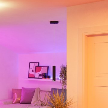 Eglo - LED RGBW Himmennettävä kattokruunu johdossa LED/3,7W/230V 2700-6500K musta